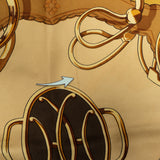 Hermès Classic "Profiles" Silk Carre 90 Scarf Tuch