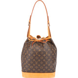 Louis Vuitton Canvas Monogram Sac Noe Grande Shoulder Bag