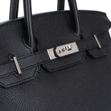 Hermès Noir Togo Leather Palladium Birkin 30 Handbag