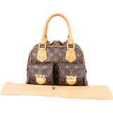 Louis Vuitton Canvas Monogram Manhattan PM Handbag