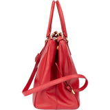 Prada Red Saffiano Leather Galleria Handbag