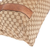 Gucci GG Monogram Bamboo Handbag