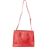 Prada Red Saffiano Leather Galleria Handbag
