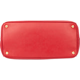 Prada Red Saffiano Leather Galleria Handbag
