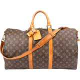 Louis Vuitton Canvas Monogram Keepall 50 Bandouliere