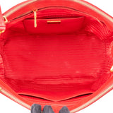 Prada Red Saffiano Leather Galleria Handbag
