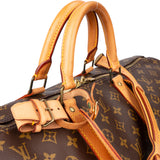 Louis Vuitton Canvas Monogram Keepall 55 Bandouliere