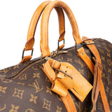 Louis Vuitton Canvas Monogram Keepall 50 Bandouliere