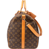 Louis Vuitton Canvas Monogram Keepall 55 Bandouliere