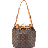 Louis Vuitton Canvas Monogram Sac Noe Petit Shoulder Bag