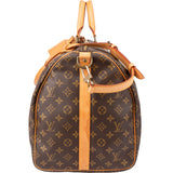 Louis Vuitton Canvas Monogram Keepall 55 Bandouliere