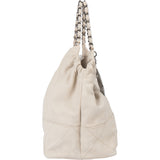 Chanel Stitching Calfskin CC Cabas Handbag