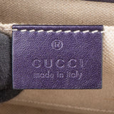Gucci Patent Leather GG Monogram Horsebit Emily Shoulder Bag