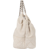Chanel Stitching Calfskin CC Cabas Handbag