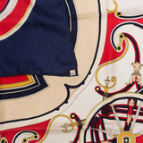 Hermès Classic "Washington`s Carriage" Silk Carre 90 Scarf Tuch