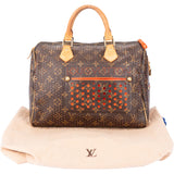 Louis Vuitton Perforated Canvas Monogram Speedy 30 Handbag