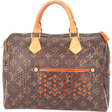 Louis Vuitton Perforated Canvas Monogram Speedy 30 Handbag