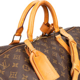 Louis Vuitton Canvas Mongram Keepall 60 Bandouliere
