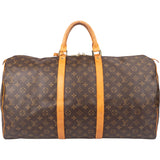 Louis Vuitton Canvas Monogram Keepall 55
