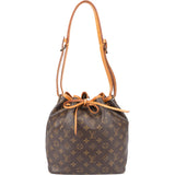 Louis Vuitton Canvas Monogram Sac Noe Petit Shoulder Bag