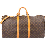 Louis Vuitton Canvas Mongram Keepall 60 Bandouliere