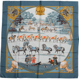 Hermès Classic "Presentation De Chevavx" Silk Carre 90 Scarf Tuch