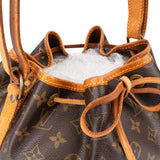 Louis Vuitton Canvas Monogram Sac Noe Petit Shoulder Bag