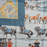 Hermès Classic "Presentation De Chevavx" Silk Carre 90 Scarf Tuch