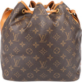 Louis Vuitton Canvas Monogram Sac Noe Petit Shoulder Bag