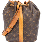 Louis Vuitton Canvas Monogram Sac Noe Petit Shoulder Bag