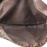 Fendi FF Monogram Baguette Buckle Shoulder Bag