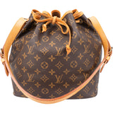 Louis Vuitton Canvas Monogram Sac Noe Petit Shoulder Bag