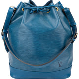 Louis Vuitton Bleu Epi Leather Sac Noe Grande Shoulder Bag