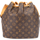 Louis Vuitton Canvas Monogram Sac Noe Petit Shoulder Bag