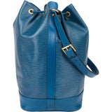 Louis Vuitton Bleu Epi Leather Sac Noe Grande Shoulder Bag