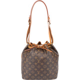 Louis Vuitton Canvas Monogram Sac Noe Petit Shoulder Bag