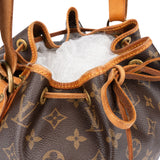 Louis Vuitton Canvas Monogram Sac Noe Petit Shoulder Bag