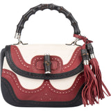 Gucci Limited Tricolor Leather Bamboo Top Handle Handbag