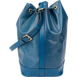 Louis Vuitton Bleu Epi Leather Sac Noe Grande Shoulder Bag