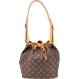Louis Vuitton Canvas Monogram Sac Noe Petit Shoulder Bag