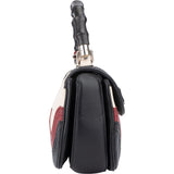 Gucci Limited Tricolor Leather Bamboo Top Handle Handbag
