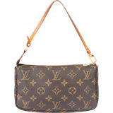 Louis Vuitton Canvas Monogram Pochette Accessoire Handbag