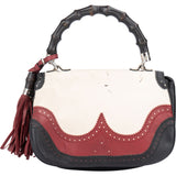Gucci Limited Tricolor Leather Bamboo Top Handle Handbag