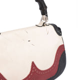 Gucci Limited Tricolor Leather Bamboo Top Handle Handbag