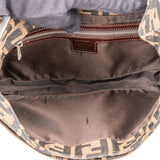 Fendi FF Monogram Baguette Buckle Shoulder Bag