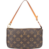 Louis Vuitton Canvas Monogram Pochette Accessoire Handbag