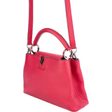 Louis Vuitton Pink Leather Capucines BB Handbag