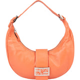 Fendi Orange Leather Limited FF Buckle Hobo Bag