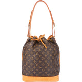 Louis Vuitton Canvas Monogram Sac Noe Grande Shoulder Bag