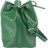 Louis Vuitton Green Epi Leather Sac Noe Petit Shoulder Bag